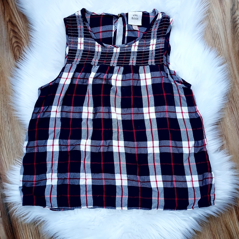 ⭐️PLAID SLEEVELESS TOP